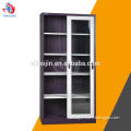 Chinese office steel filling cabinet design metal glass door cabinet with shelves                        
                                                Quality Assured